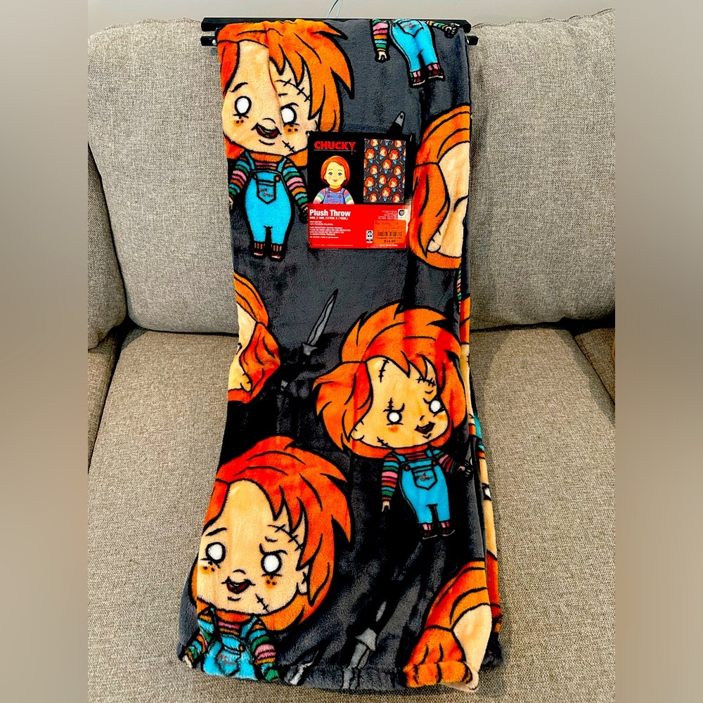 Chucky Halloween blanket